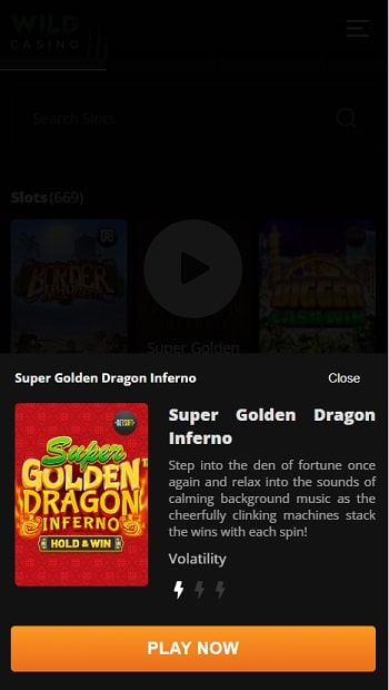 Enjoy the mobile slots