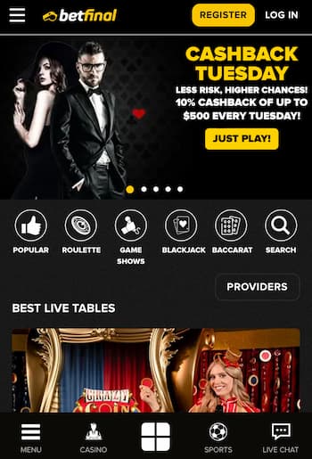 Betfinal Kuwait online casinos