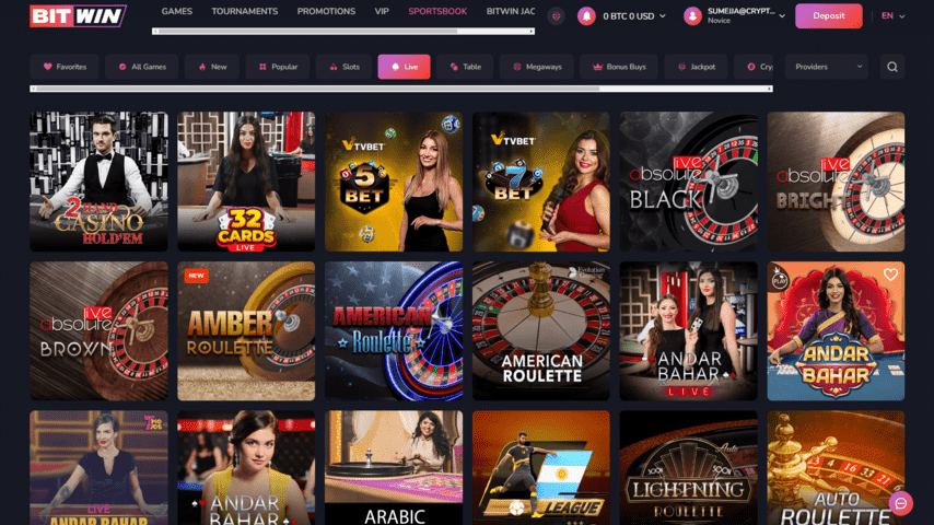 BitWin live casino