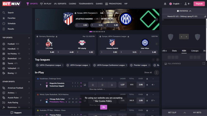 BitWin sportsbook