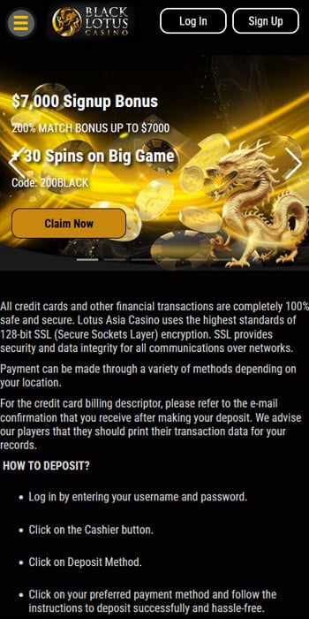 Verify and Deposit