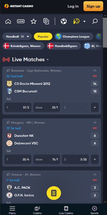 Visit the Sportsbook & Place a Bet