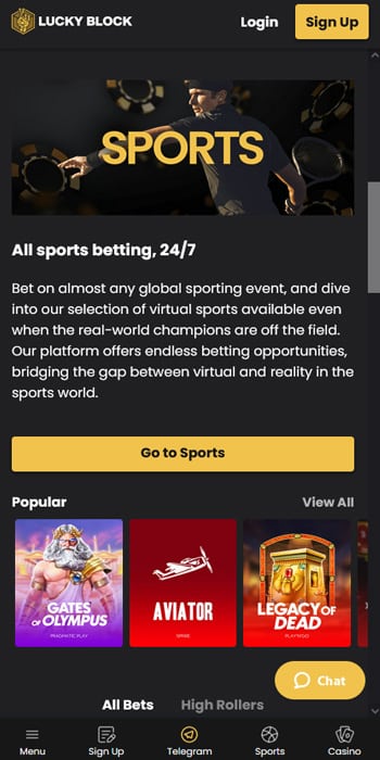Lucky Block Sportsbook