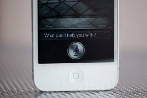 Apple's Siri in iPhone 4S.