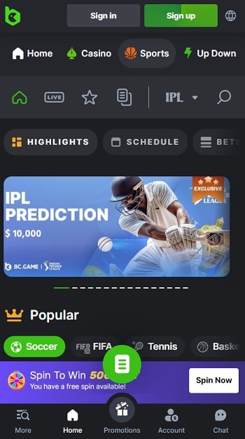 BC.Game Anonymous Betting Site