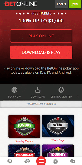 Betonline poker