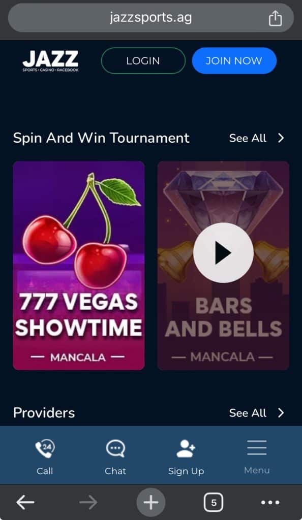 Jazz Game Selection