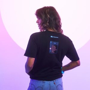 Discord's merch item "Idle Nights Album Tee." Source: Discord Powered by DOTEXE