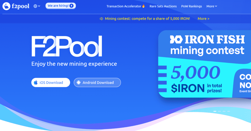 F2Pool Bitcoin Mining Pool