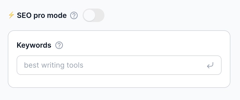 <strong>Select Keywords</strong>