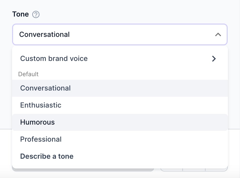 <strong>Select Tone</strong>