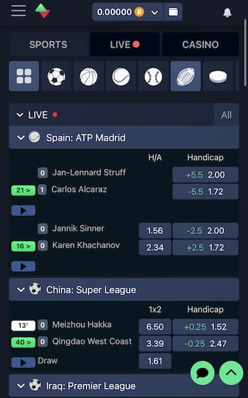 Sportbet.one mobile