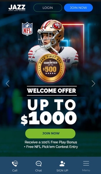 Jazz Sports Welcome Bonus