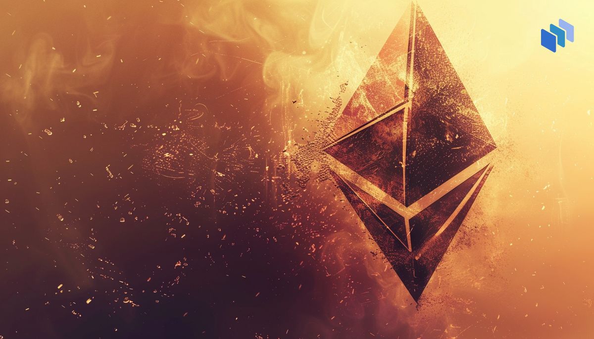 Ethereum fading away in smoke