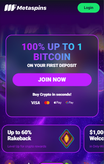 Metaspins Crypto casino