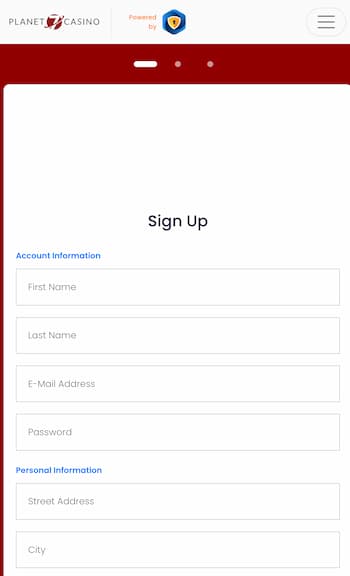 Fill in the form