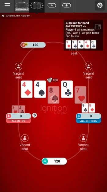 Poker New York - A game of Hold’em at Ignition