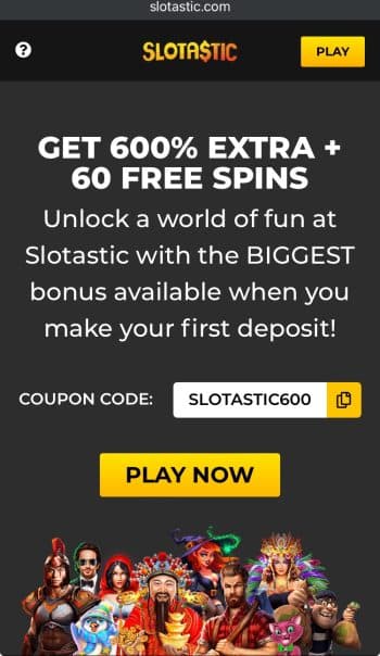 Slotastic Promo Code