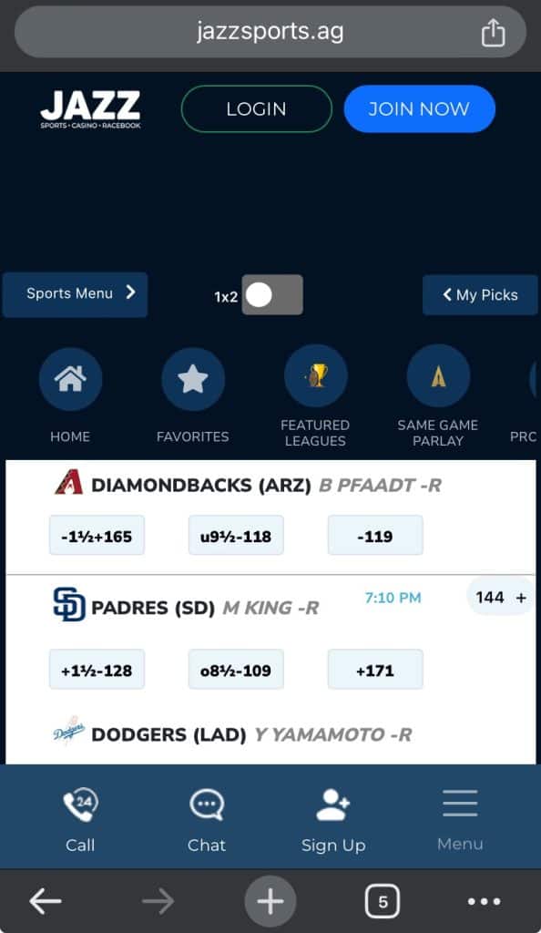 Jazz Sports Odds