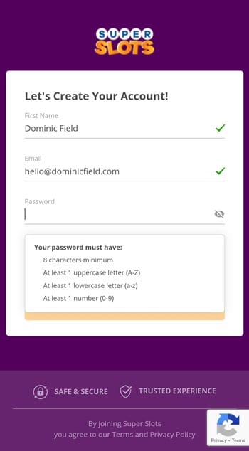 Register an Account