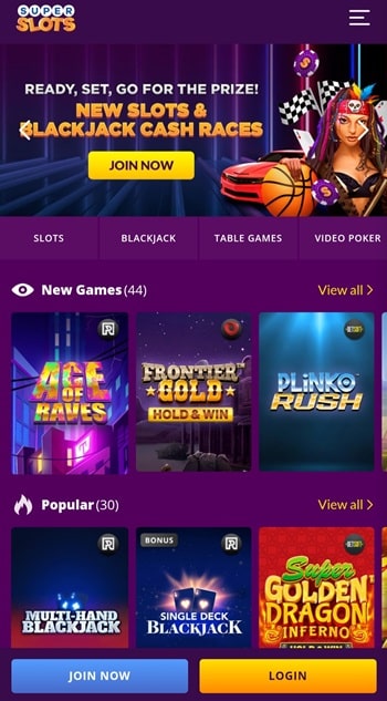 Load the Homepage