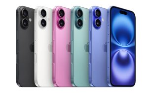 The iPhone 16, including the new line-up of iPhone colors