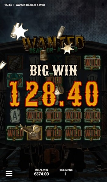 Wanted Dead or a Wild Slot Win