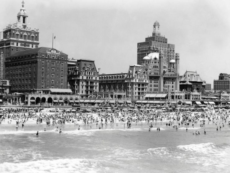 Atlantic city seafront