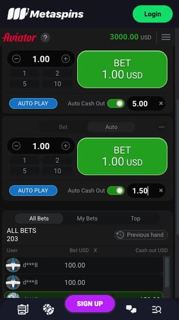 Select an Aviator Game Multiplier (Auto Cash Out)