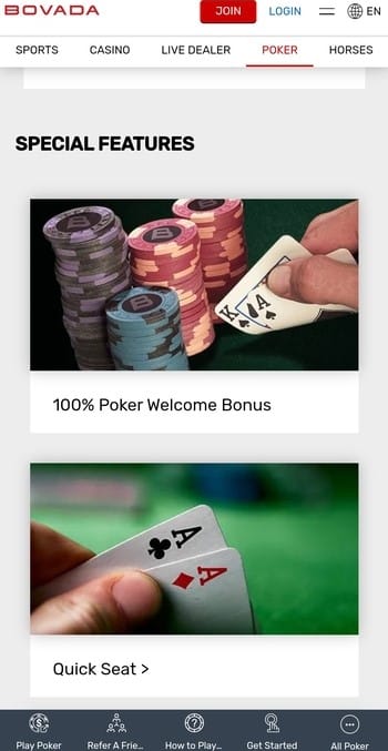 best omaha poker sites - Bovada poker on mobile