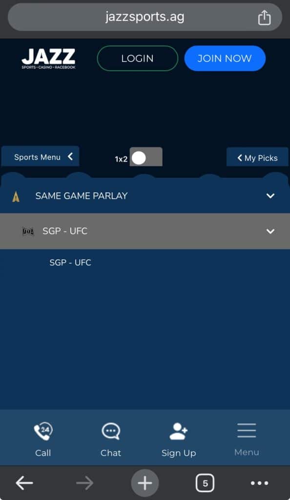 Jazz Bet Types
