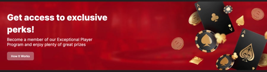Join Betspins.io’s VIP program and get exclusive rewards, including a weekly bonus and cashback.