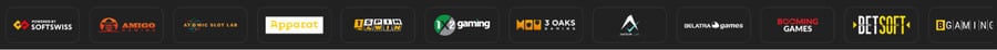 Betspins.io has partnered with world-class software providers like BGaming, Betsoft, Booming Games, and more!