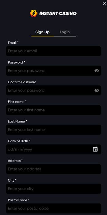 Sign Up for an Account