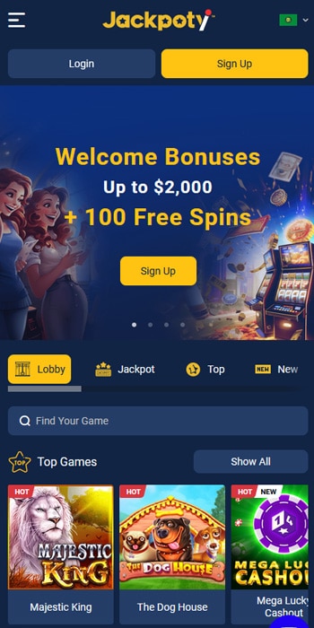 Jackpoty Homepage