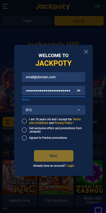 Sign Up for an Account