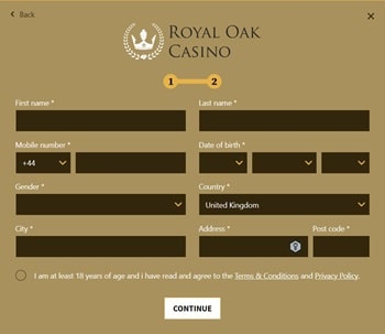 Enter Your Personal Details