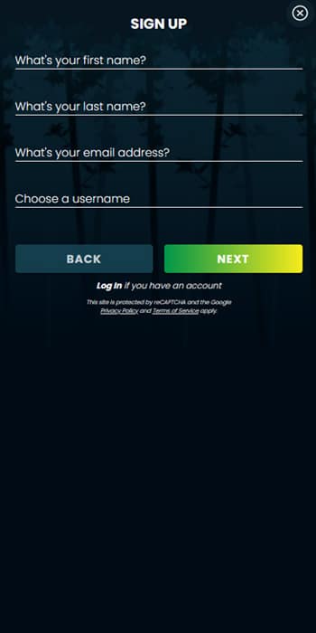 Register an Account