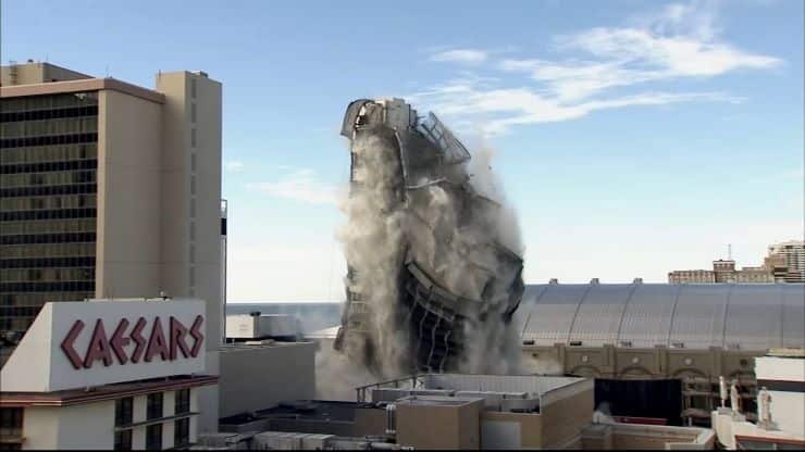 Trump Plaza Casino demolition