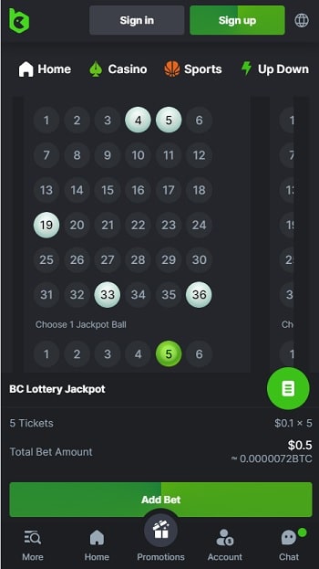 BC.Game Lottery Ticket