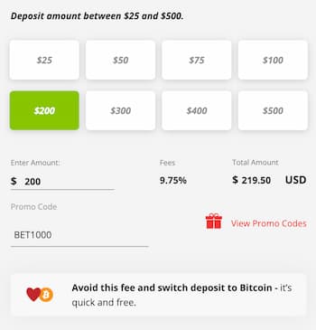 Claim the Welcome Bonus