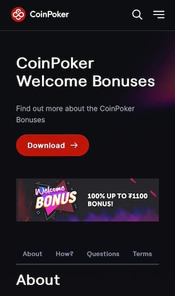 CoinPoker vpn for online gambling