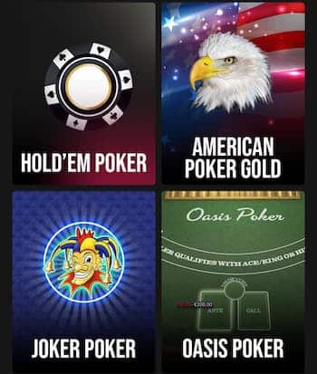 incognito video poker at Lucky Block