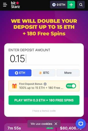 BitStarz mobile version