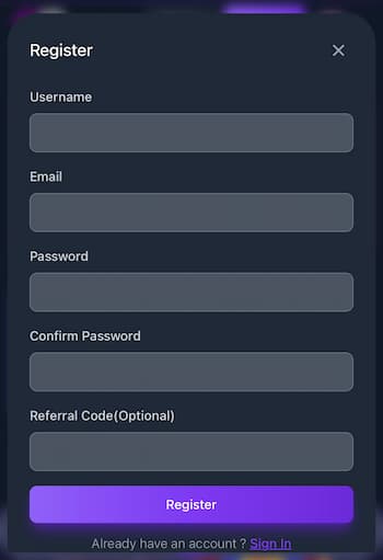 Enter the Required Information