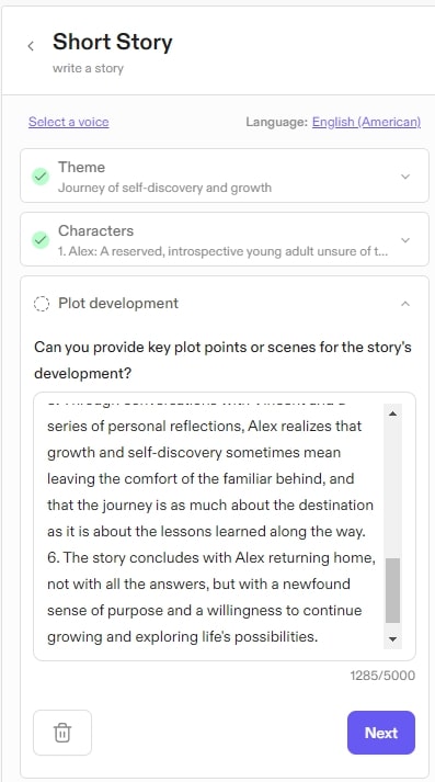 <strong>Plot Development</strong>
