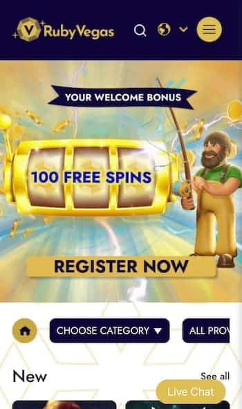 Ruby Vegas Mobile Casino