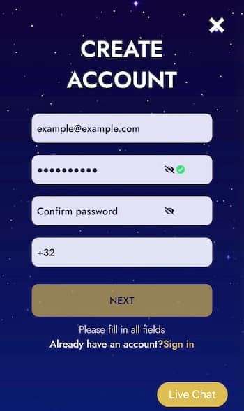Fill in Details