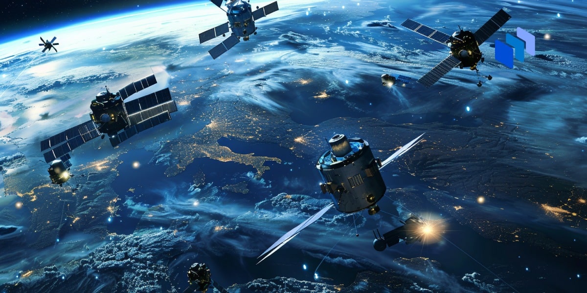 Satellites in space