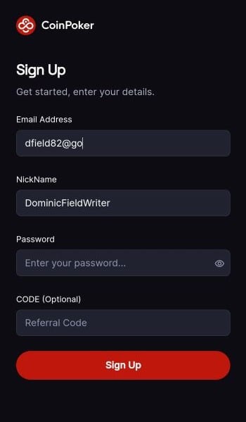 Register an Account